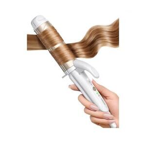 FURIDEN Lite Dual-Voltage Curling Iron: 110V-240V 1 1/2 Inch Ceramic Wide Barrel